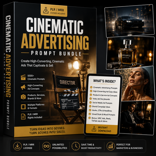 Cinematic Advertising Prompt Bundle