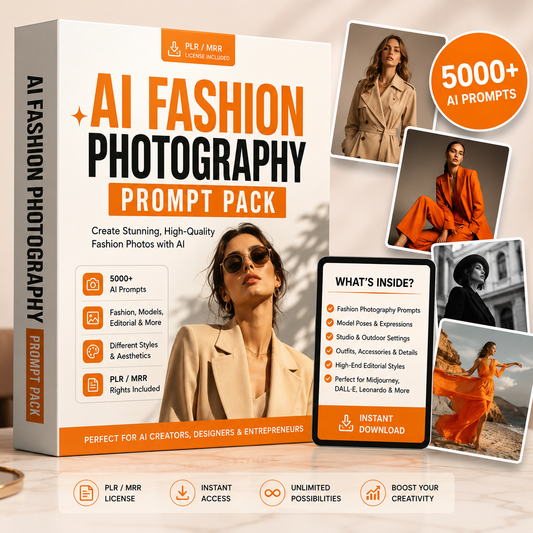 AI Fashion Photography Prompt Pack